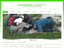 Tablet Screenshot of formazioneoutdoor.it